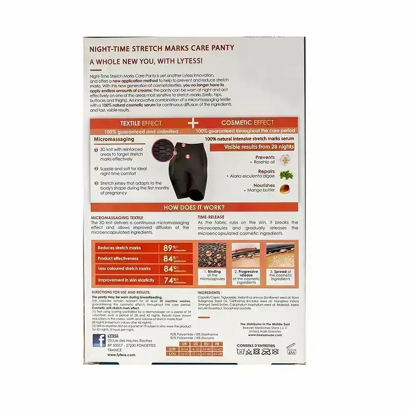 Lytess Night Time Stretch Marks Care Panty Black L/XL 2713177