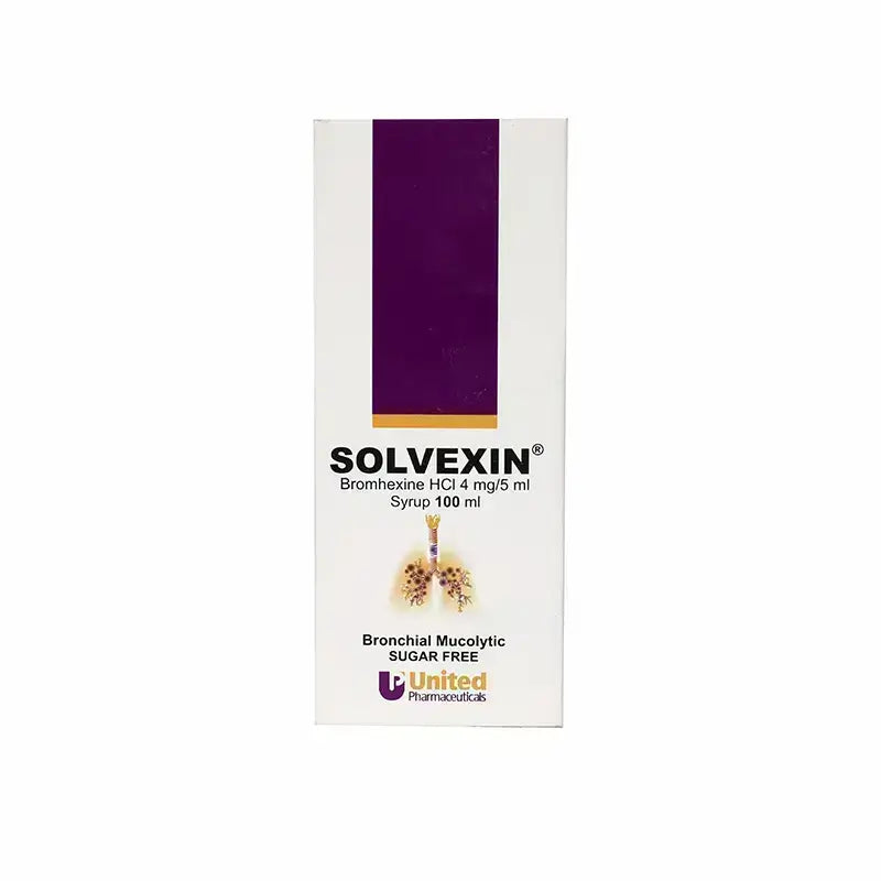 Solvexin Syrup 100 ml Mucolytic