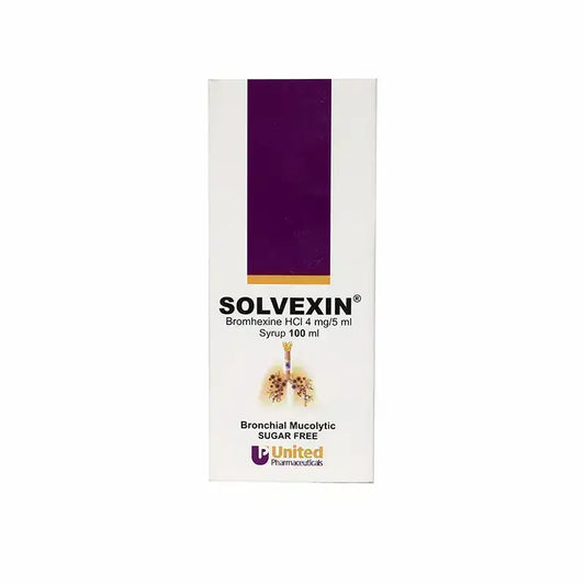Solvexin Syrup 100 ml Mucolytic