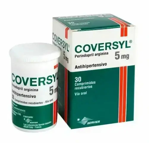 Coversyl 5 mg 30 Tabs For High Blood Pressure