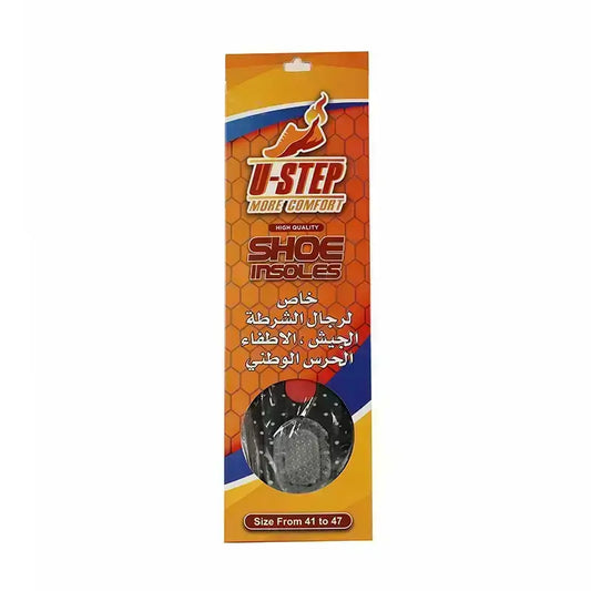 U-STEP Shoe Insoles Police Size 41-47