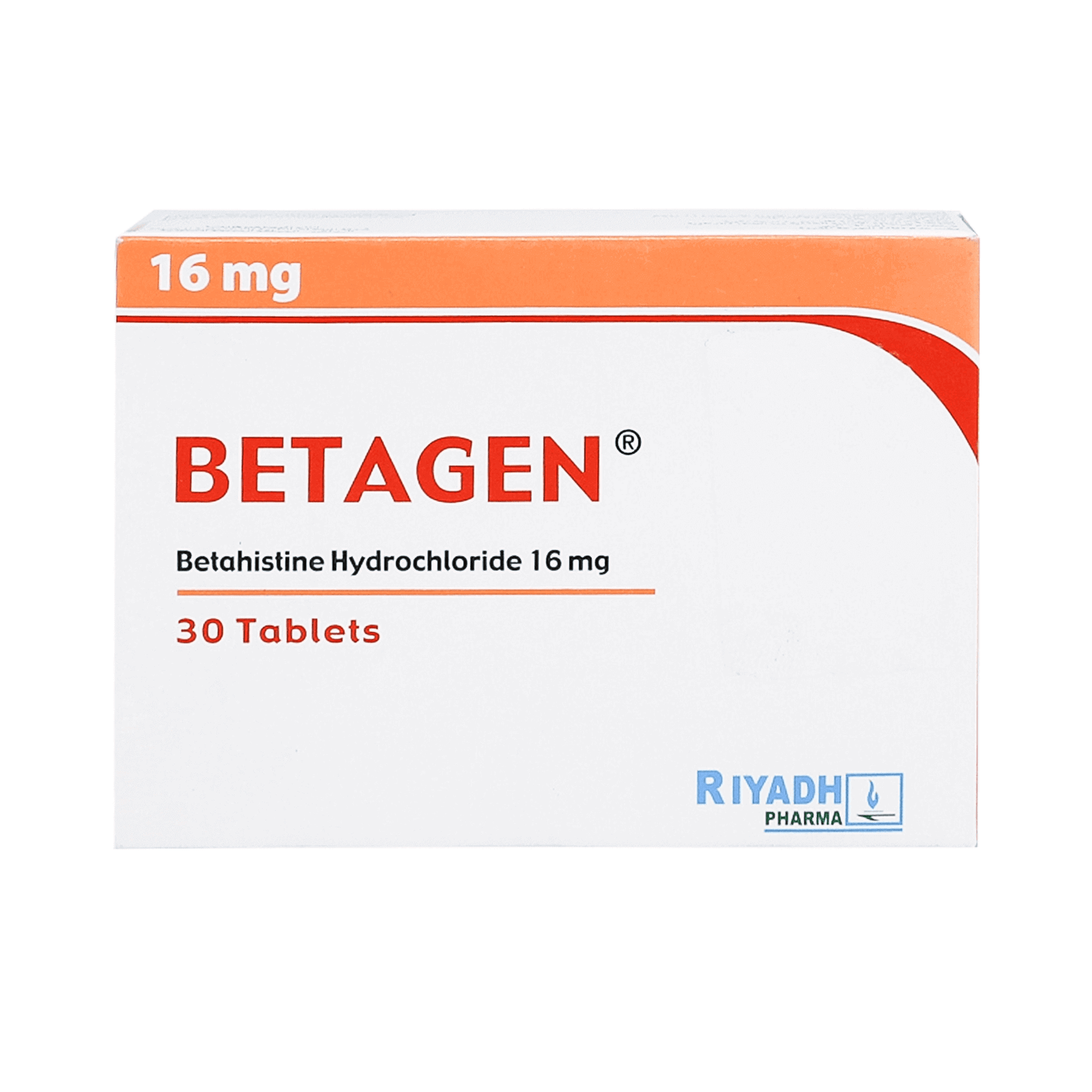 Betagen 16 mg Tabs 30'S for middle ear pain