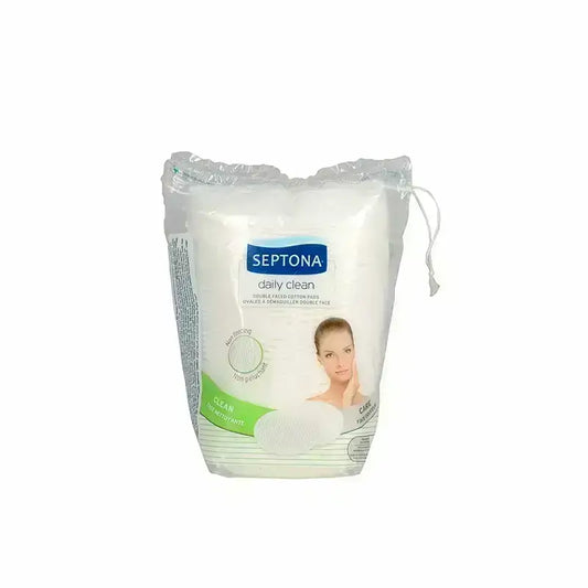 Septona Daily Clean Double Faced Cotton Oval Pads 40 Pcs