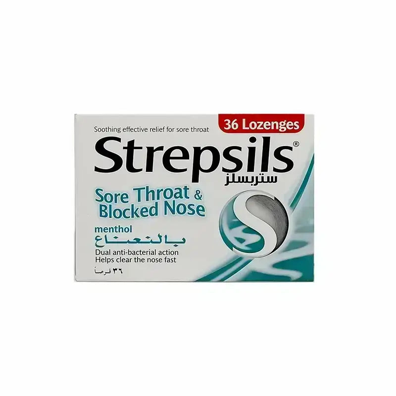 Strepsils Menthol Lozenges 36 Pcs
