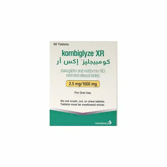 Kombiglyze XR 2.5/1000 mg Tabs 60'S For Diabetes
