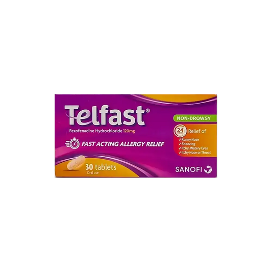 Telfast 120 mg 30 Tabs