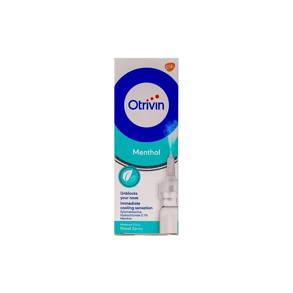 Otrivin Menthol 0.1% Nasal Spray 10 ml