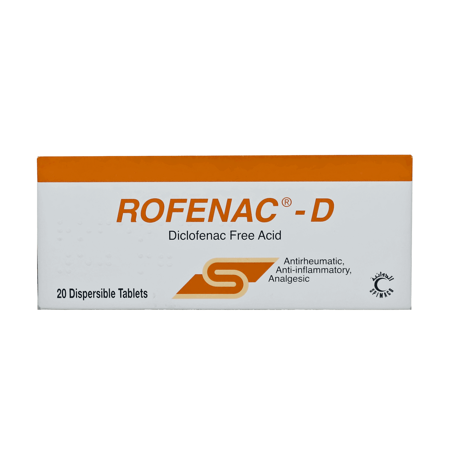 Rofenac D 50 mg Dispersible Tabs 20'S Aa Analgesic