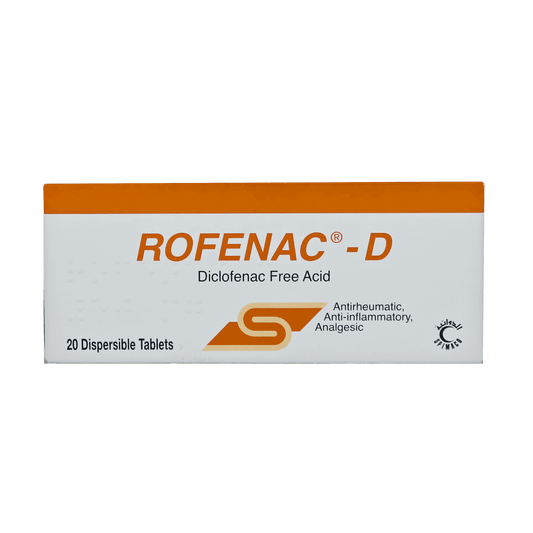 Rofenac D 50 mg Dispersible Tabs 20'S Aa Analgesic