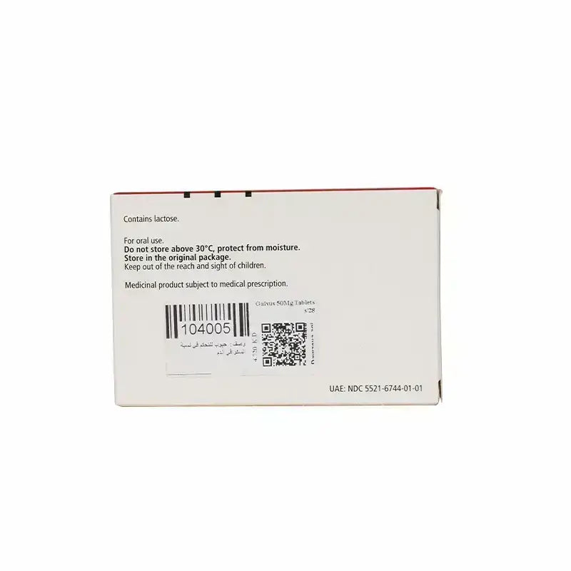 Galvus 50 mg Tabs 28'S