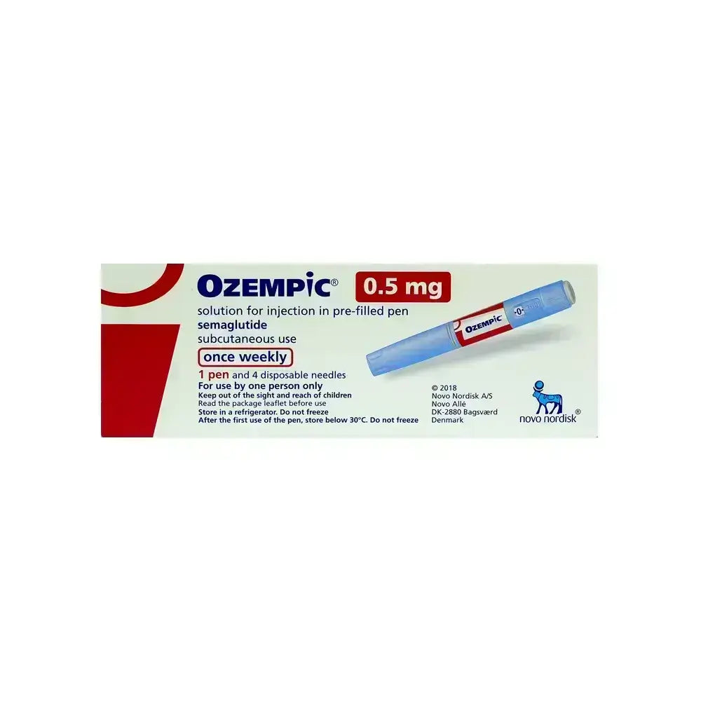 Ozempic 0.5 mg Solution for Injection in Pre-filled Pen (Once weekly) (1.5 ml)