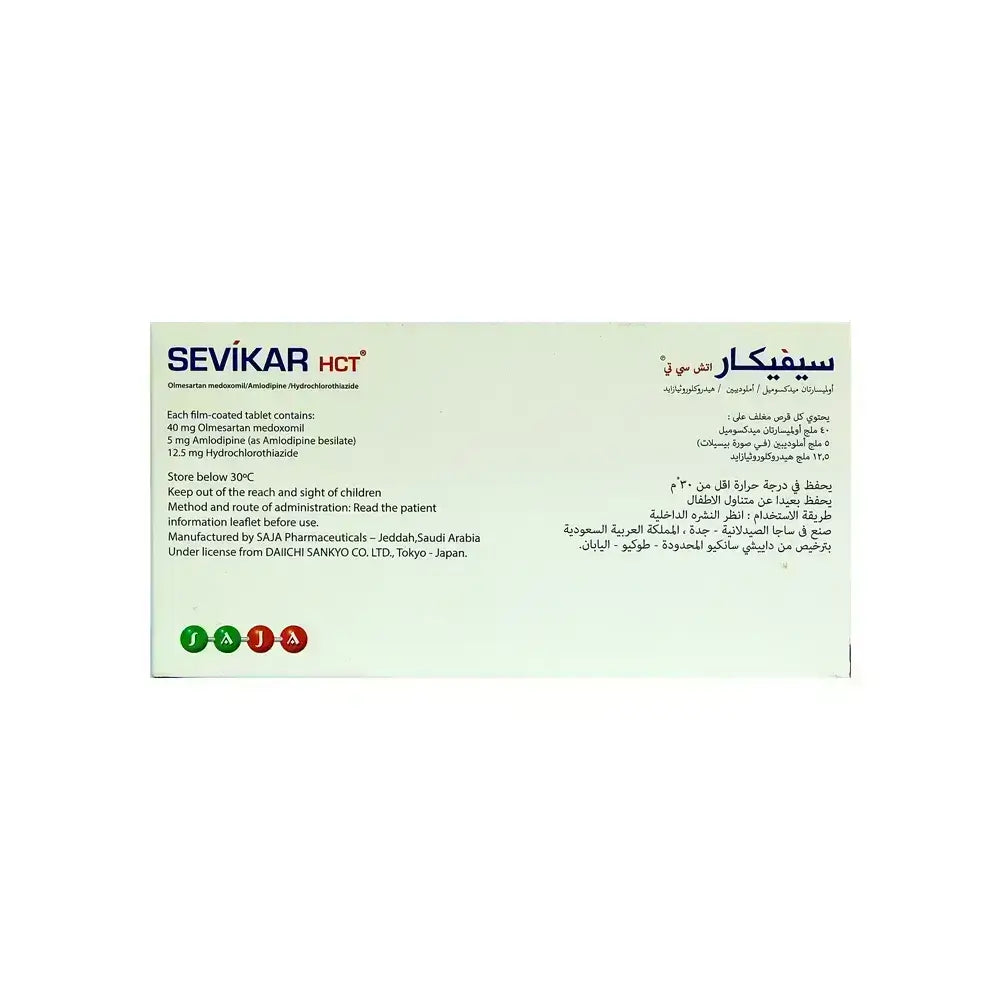 Sevikar HCT 40/5/12.5 mg 28 F/C Tabs