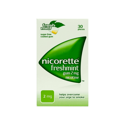 Nicorette 2 mg Freshmint Gum 30 Pcs