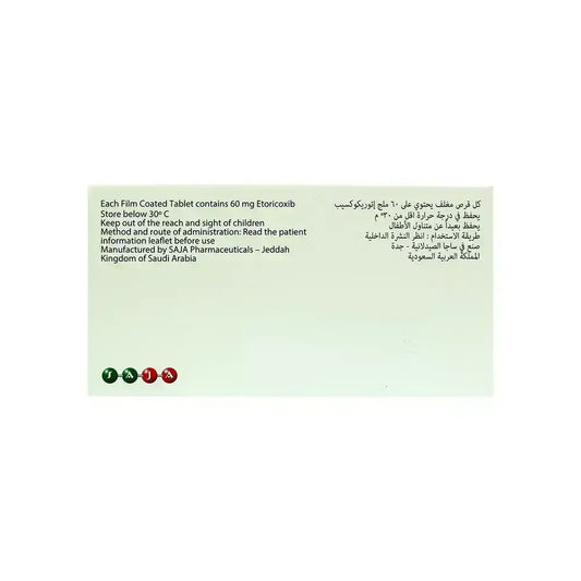 Etoxa 60 mg 30 F/C Tabs