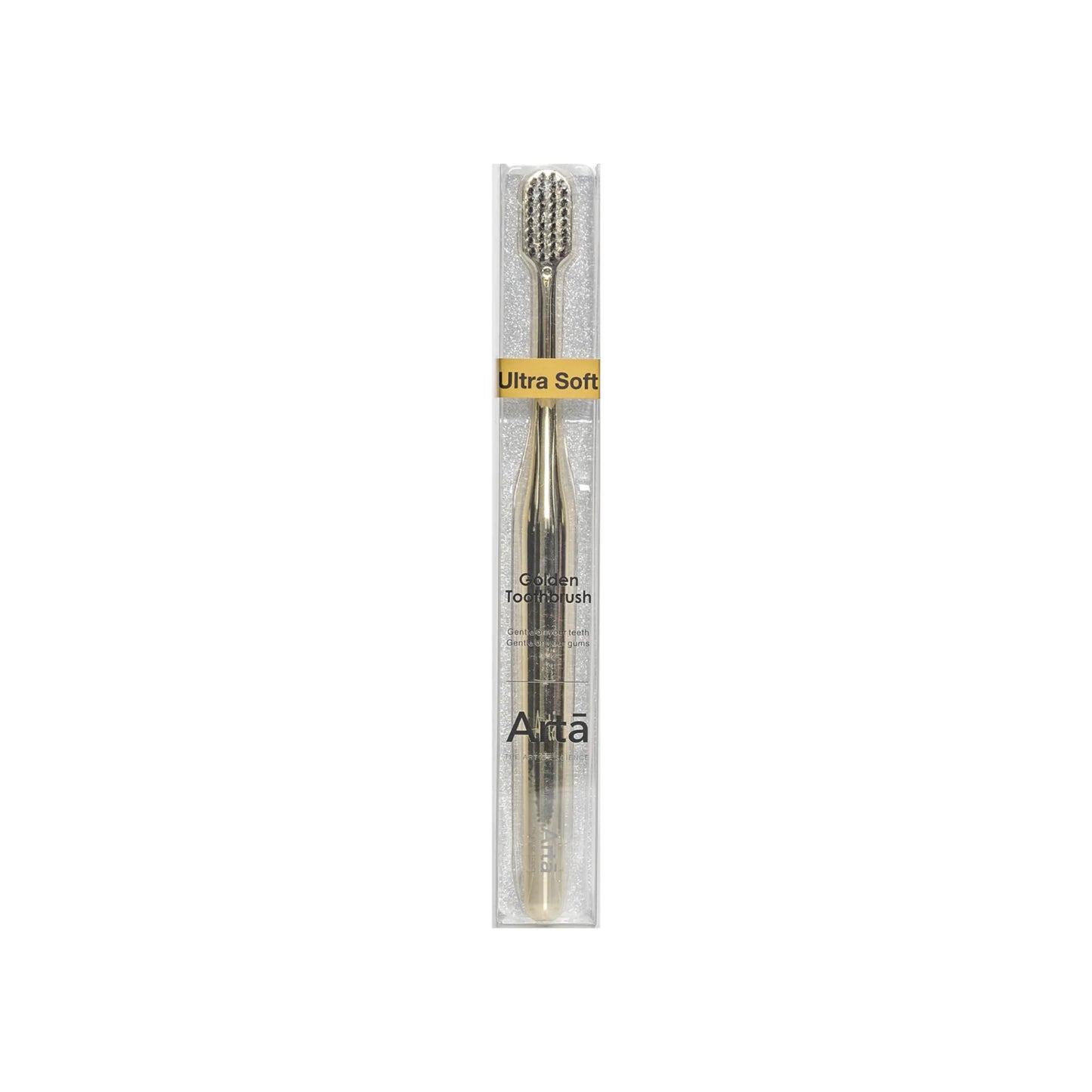 Arta Soft Golden Toothbrush with Grey Bristles 1 Pc