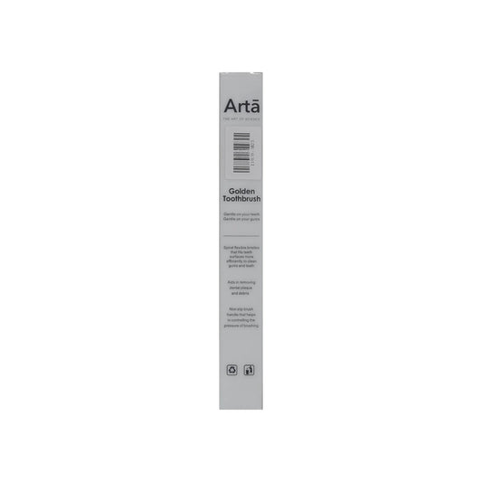 Arta Soft Golden Toothbrush with Grey Bristles 1 Pc