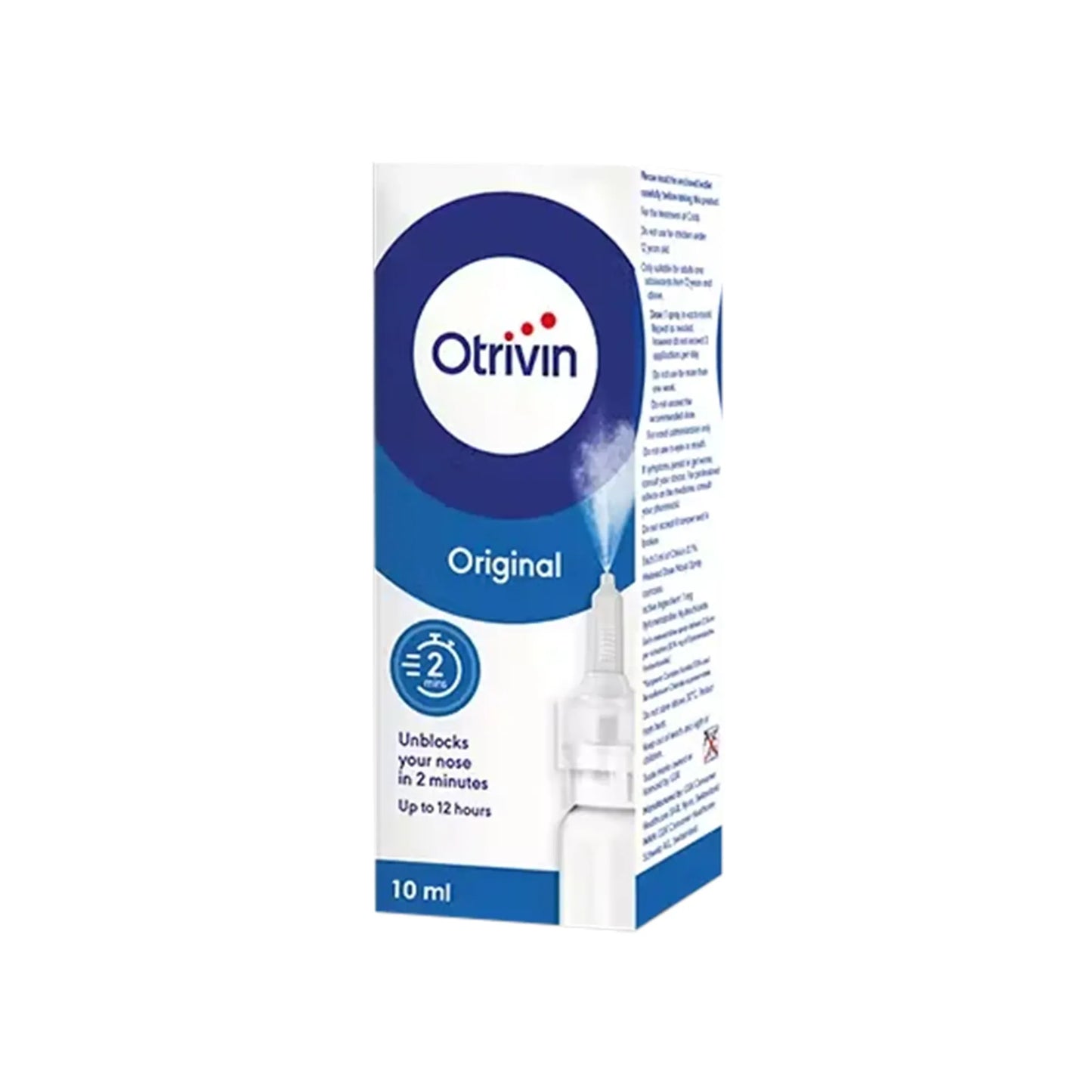 Otrivin Original 0.1% Nasal Spray For Adults 10 ml