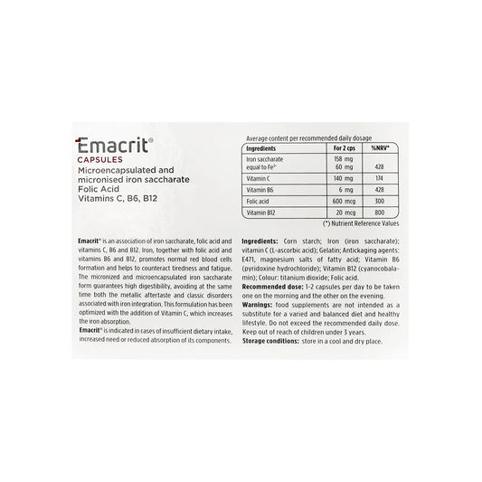 Emacrit 30 Caps