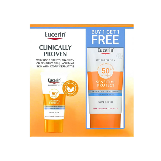 Eucerin Sun Cream 50+ offer 1+1