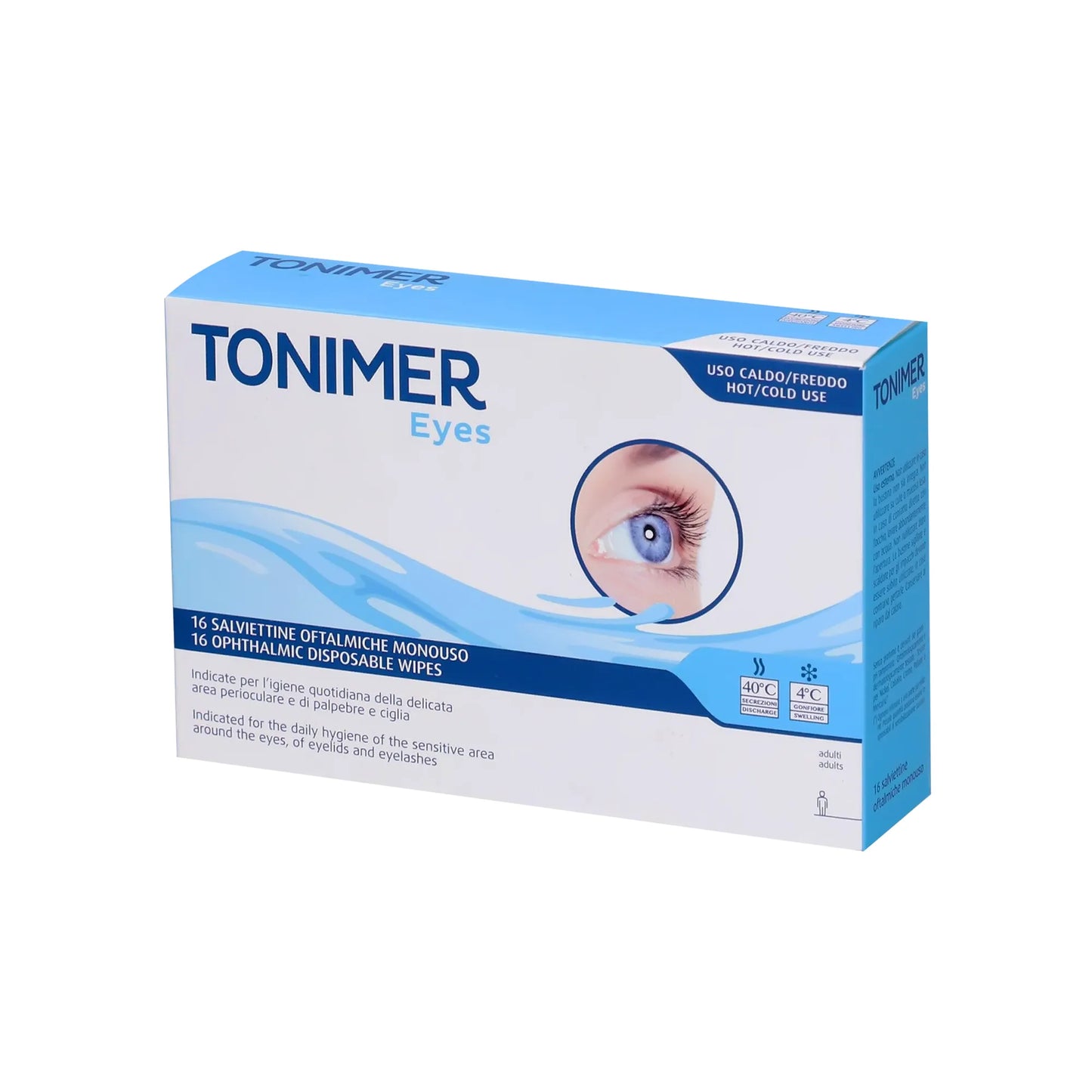 Tonimer Ophthalmic Wipes 16 Pcs