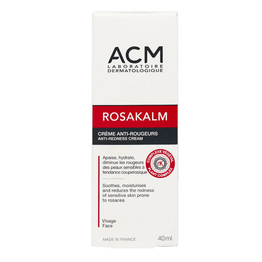 كريم ACM Rosakalm المضاد للاحمرار 40 مل لتلطيف البشرة