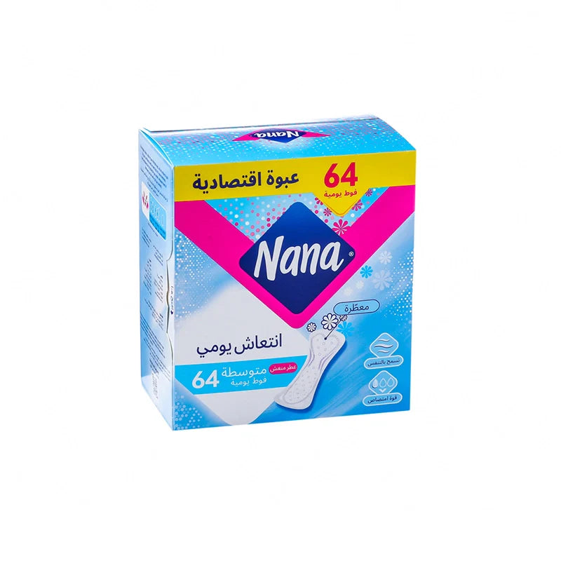 Nana Dailies Fresh Regular Deo Liners Economy Pack 64 Pcs