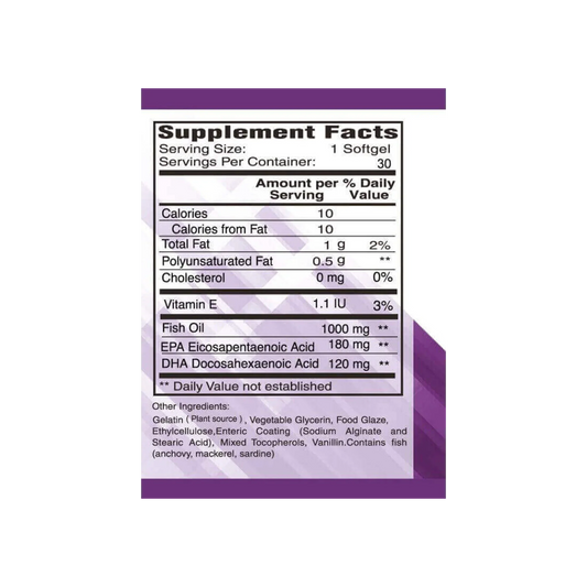American Creation Omega3 - 1000 mg Softgel 30'S for healthy brain