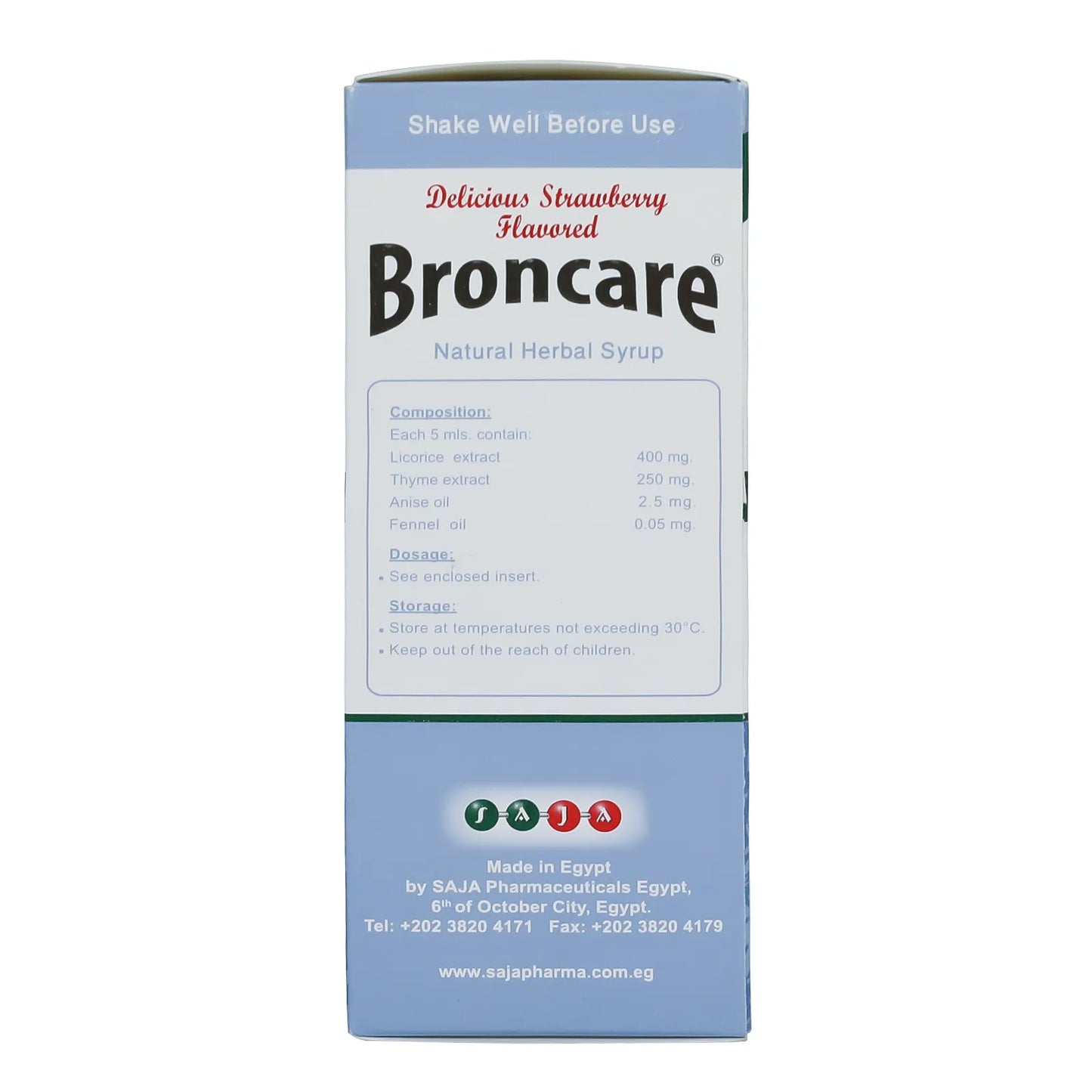 Broncare Syrup 120 ml for cough