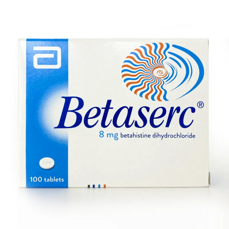 Betaserc Tablets 8Mg 100's
