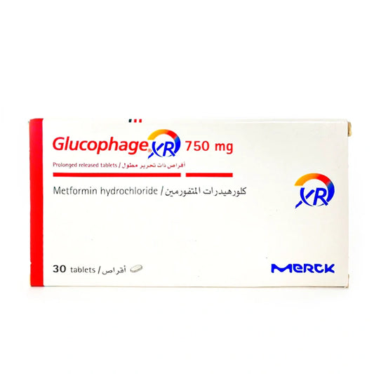 Glucophage XR 750Mg 30 Tablets