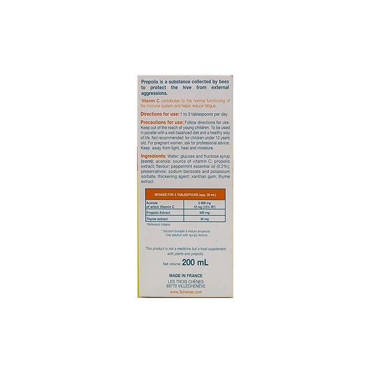 3 Chenes Propolis Syrup 200 ml