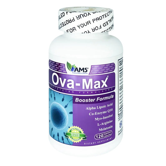 كبسولات AMS Ova-Max (120 كبسولة) لزيادة خصوبة النساء