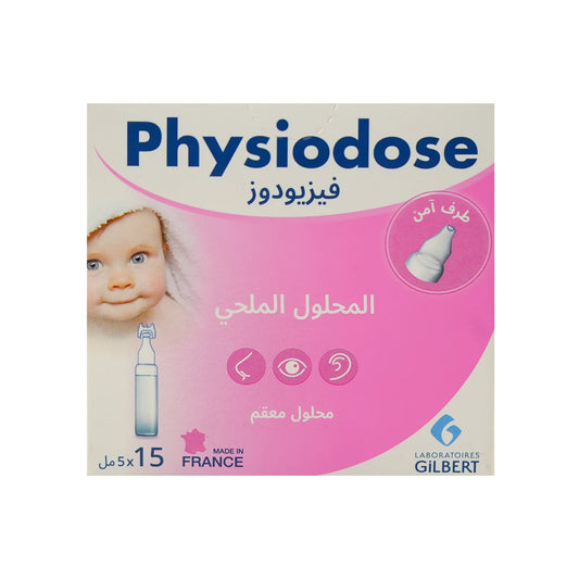 Physiodose Sterile Saline Solution 15×5 ml
