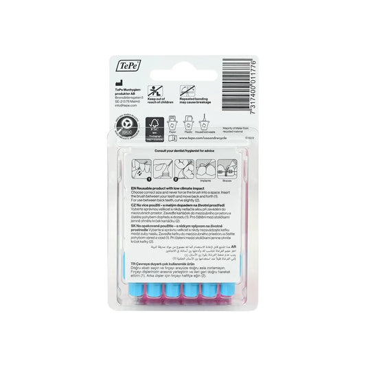 Tepe Blue Interdental Brush 0.6 mm 6 Pcs 18162/2