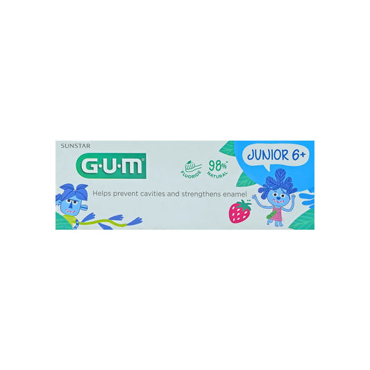 Butler Gum Junior +6 Years Toothpaste with Strawberry Flavor 50 ml