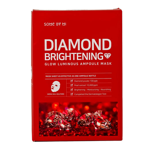 Some By Mi Red Diamond Brightening Glow Luminous Ampoule Mask 10 Masks